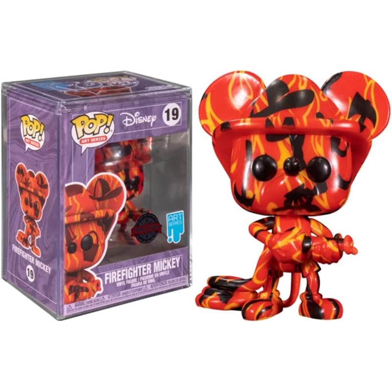 Funko Pop Art Series Fire Fighter Mickey