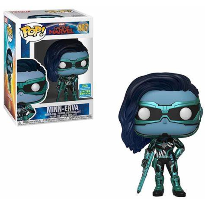 Funko Pop Captain Marvel Minn-Erva 2019 Summer Convention Limited Edition New