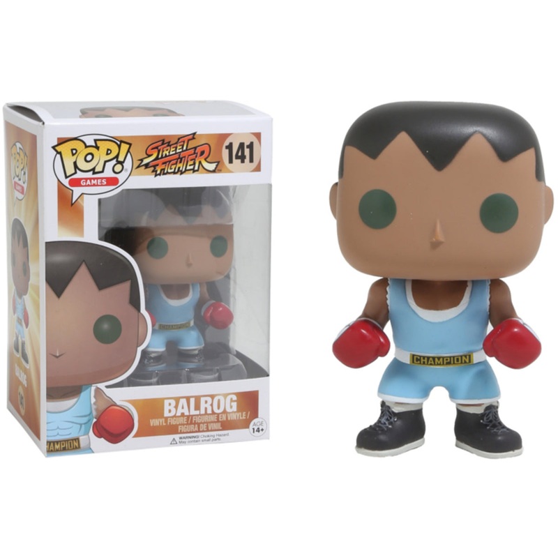 Funko Pop Games Street Fighter Balrog (Slight Damage To Box) New