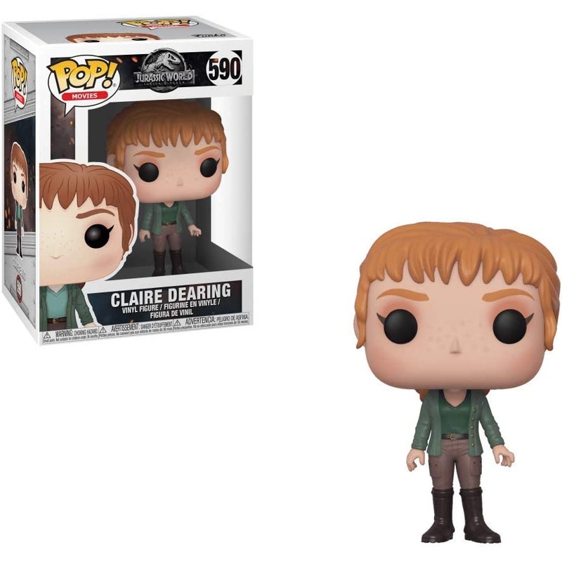 Funko Pop Movies Jurassic World Fallen Kingdom Claire Dearing Box Has Some Wear New