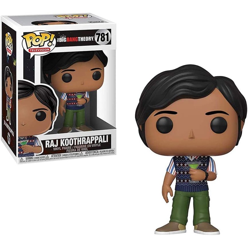 Funko Pop Television The Big Bang Theory Raj Koothrappali Box Has Some Wear Used