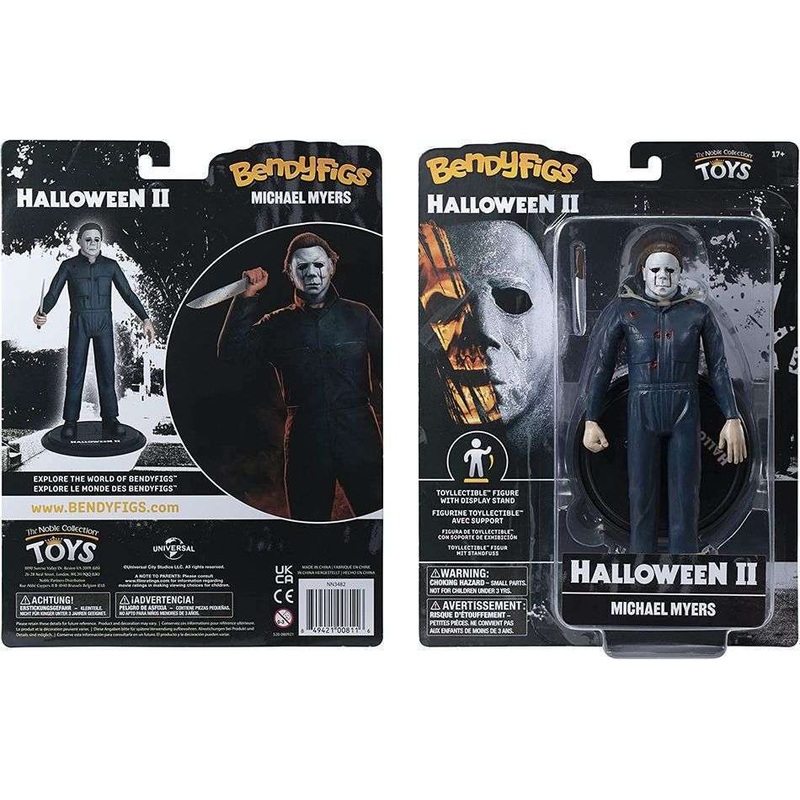 Halloween II Michael Myers Bendyfig Noble Toys Figure New