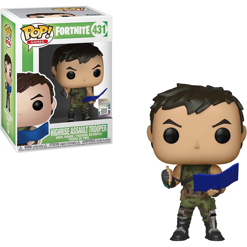 Funko Pop Games Fortnite Highrise Assault Trooper Used