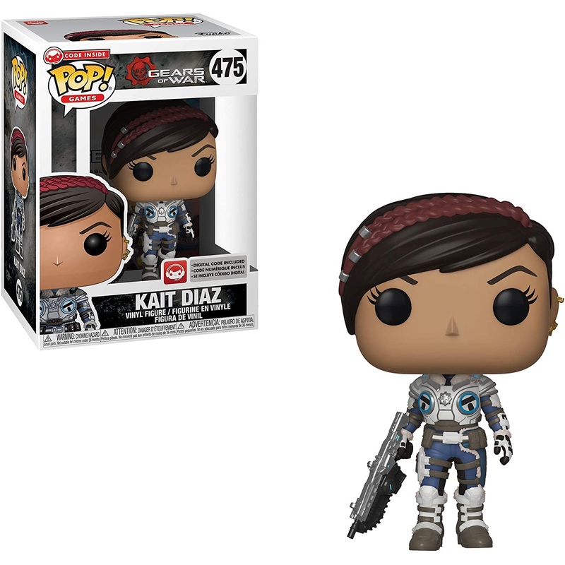 Funko Pop Games Gears of War Kait Diaz Box Has Wear Used