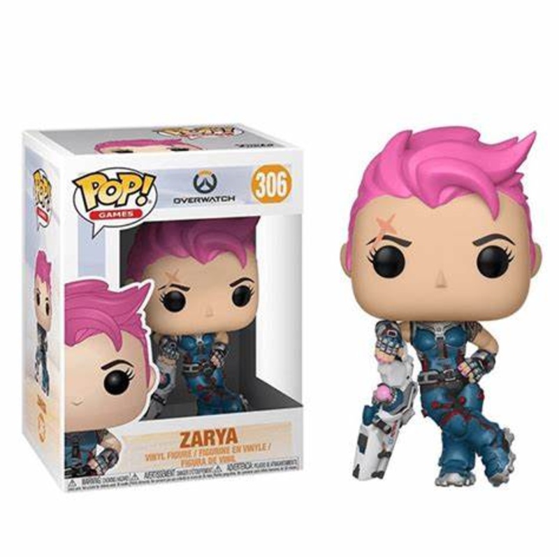 Funko Pop Games Overwatch Zarya Box Has Some Wear Used