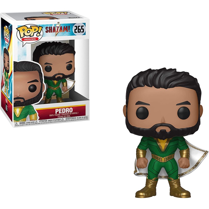 Funko Pop Heros Shazam Pedro  Box Has Some Wear Used