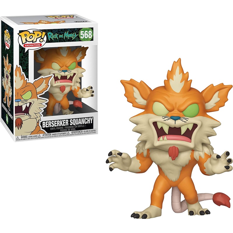Funko Pop Rick and Morty Berserker Squanchy New