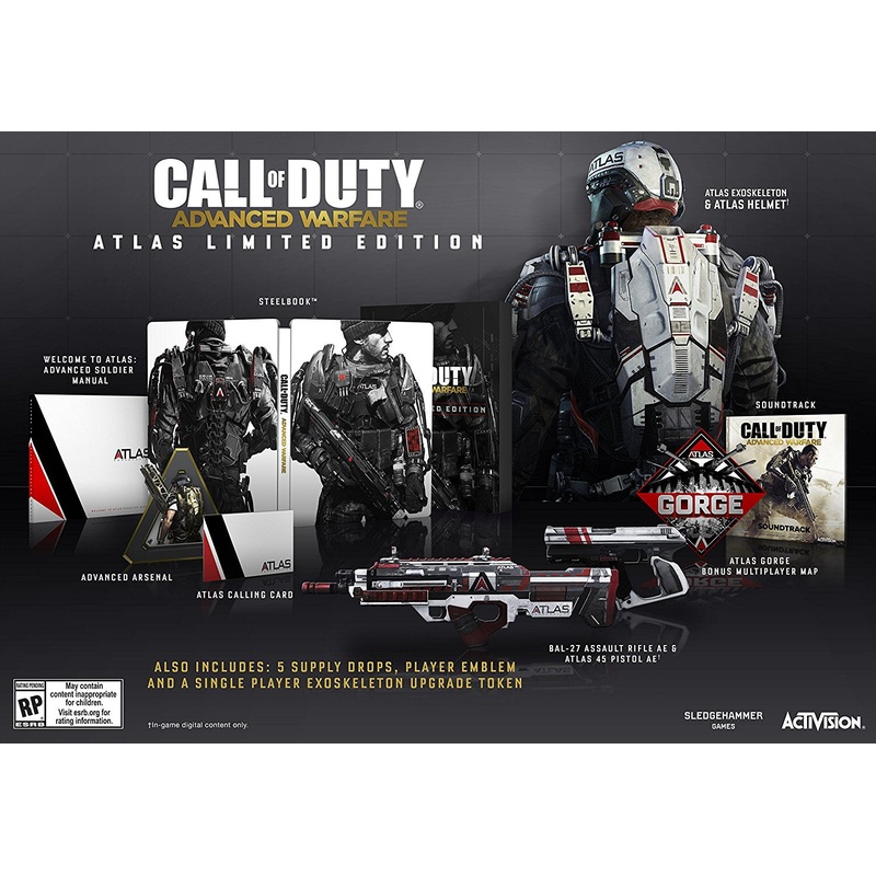 Call Of Duty Advanced Warfare Atlas Limited Edition PS4 Used