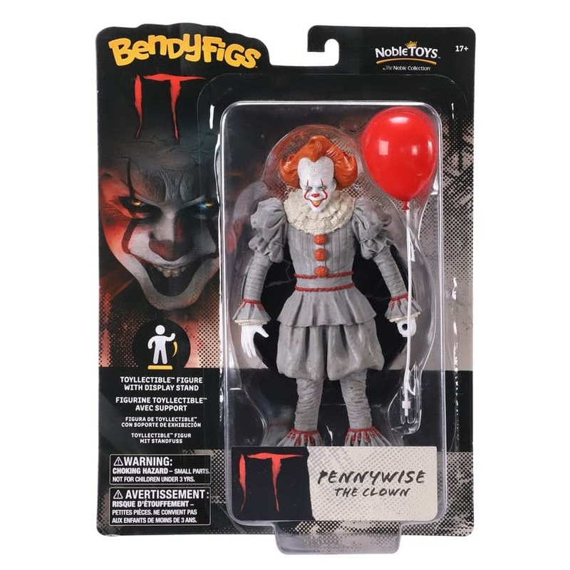 It Pennywise Bendyfig Noble Toys Figure New