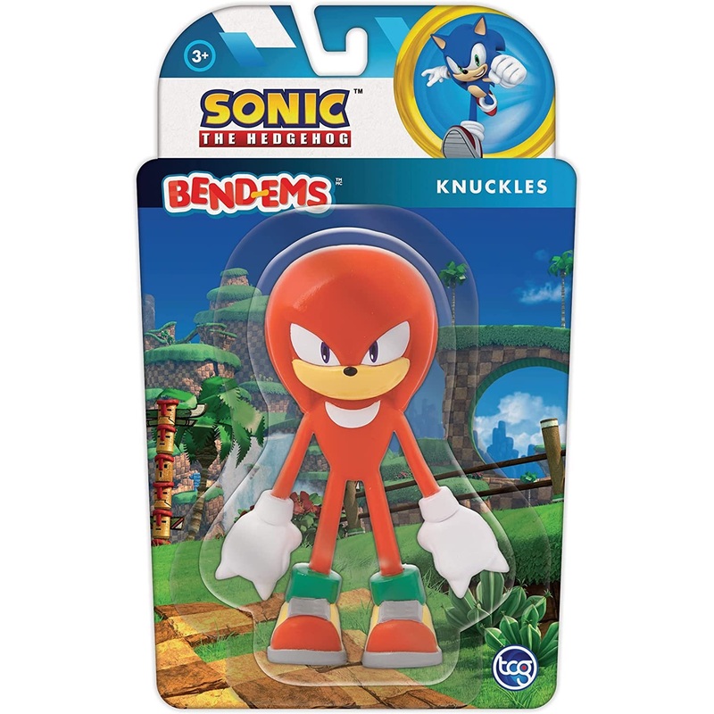 Sonic Bend-Ems Knuckles New