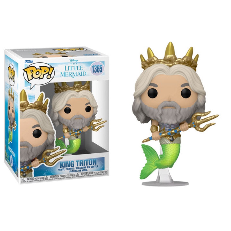 Funko Pop Disney Little Mermaid King Triton New