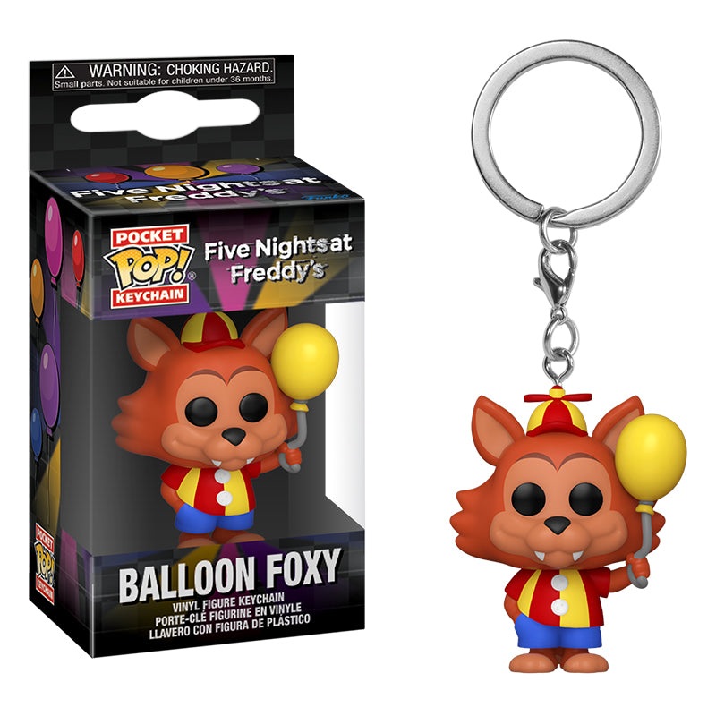 Funko Pop Keychain Five Nights at Freddys Balloon Circus Balloon Foxy