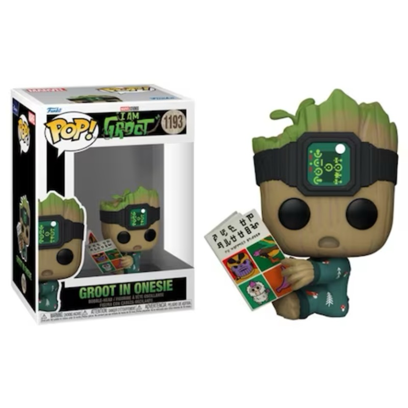 Funko Pop Marvel I am Groot Groot in Onesie New
