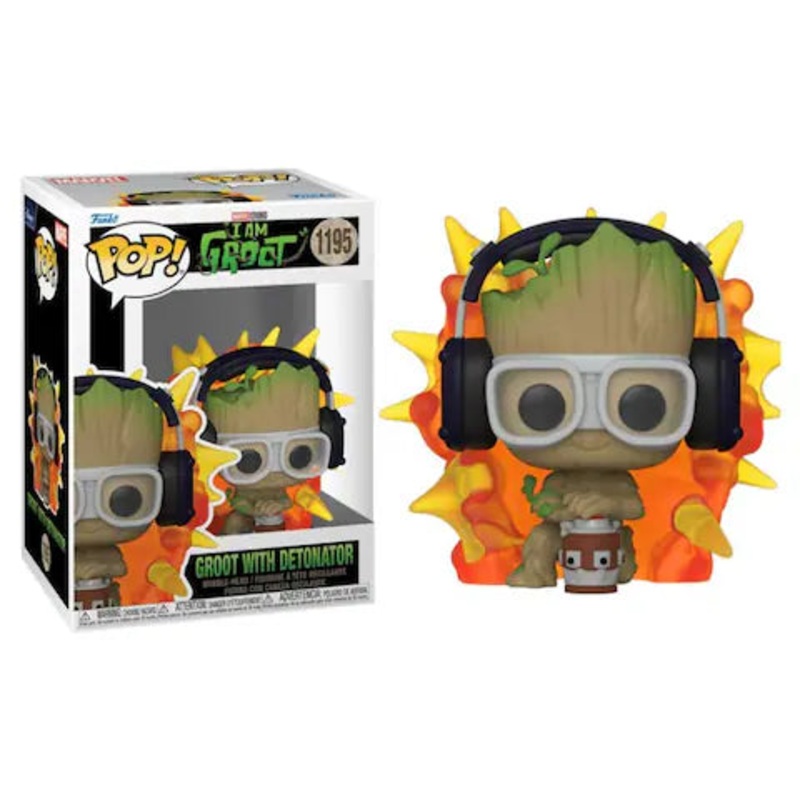 Funko Pop Marvel I am Groot Groot with Detonator New
