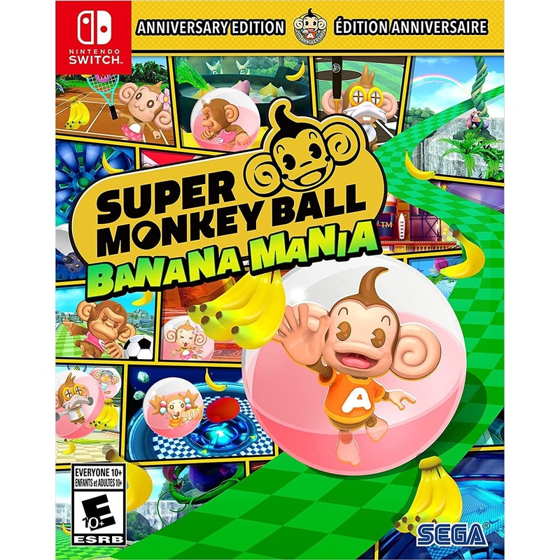Super Monkey Ball Banana Mania Anniversary Launch Edition Switch New