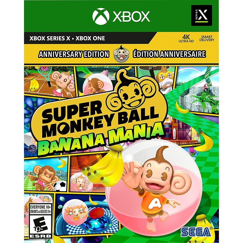 Super Monkey Ball Banana Mania Anniversary Launch Edition Xbox Series X Xbox One New