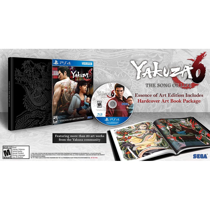 Yakuza 6 Essence of Art Edition PS4 New
