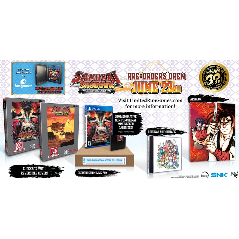Samurai Shodown NeoGeo Collection Classic Edition PS4 Used