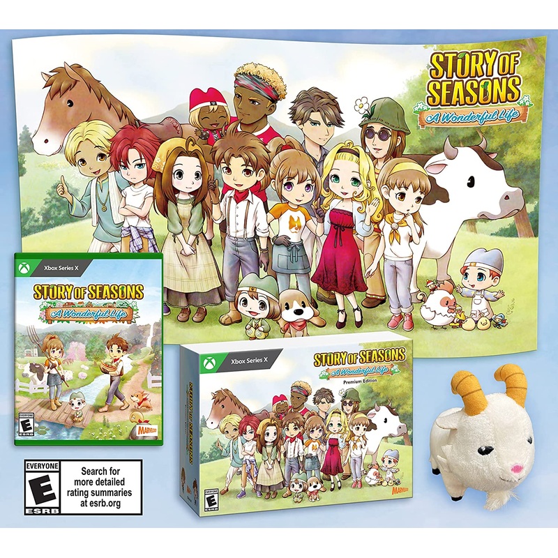 Story Of Seasons A Wonderful Life Premium Edition Xbox Series X Used