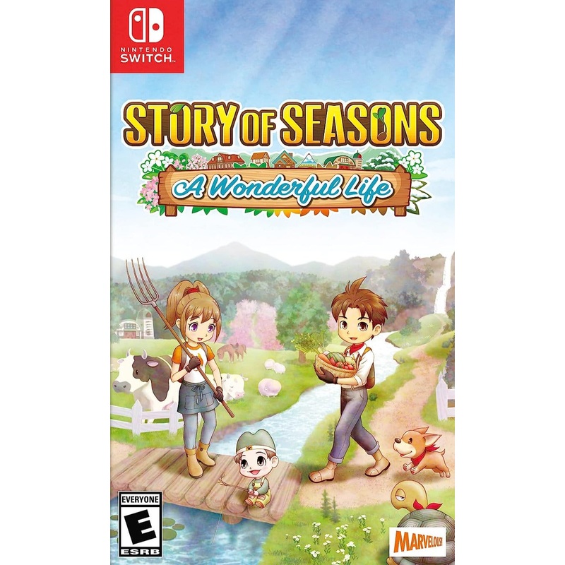 Story Of Seasons A Wonderful Life Switch New