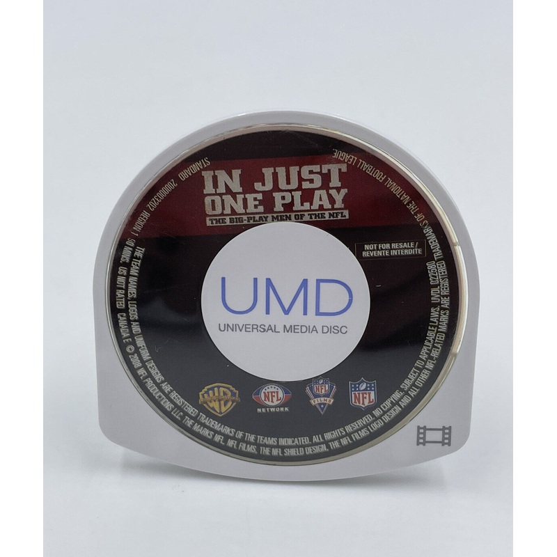 UMD In Just One Play PSP Disc Only Used