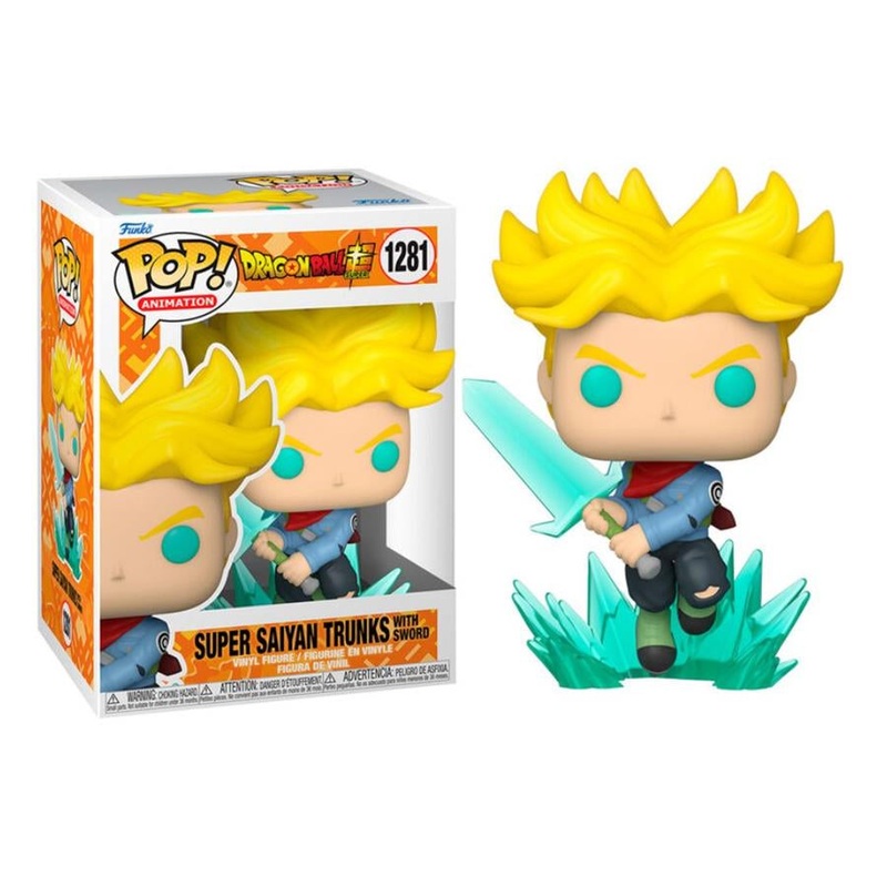Funko Pop Animation Dragon Ball Z Super Saiyan Trunks With Sword New