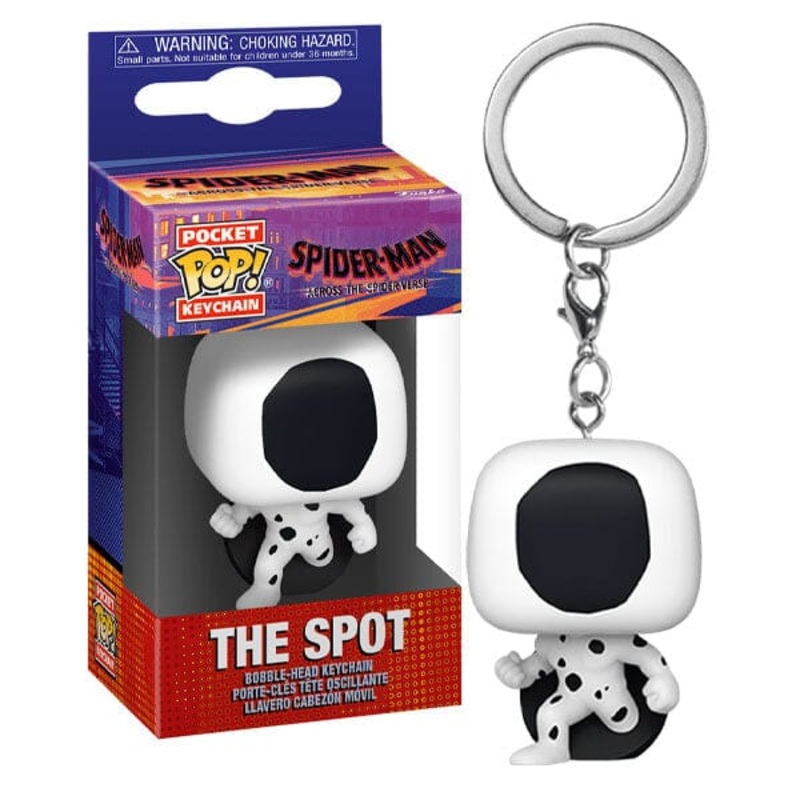 Funko Pop Keychain Spider-Man Across the Spider-Verse The Spot