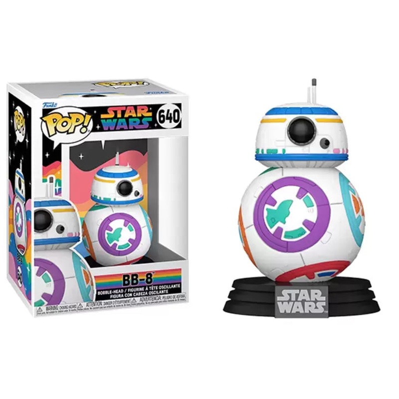 Funko Pop Movies Star Wars BB-8 Rainbow New