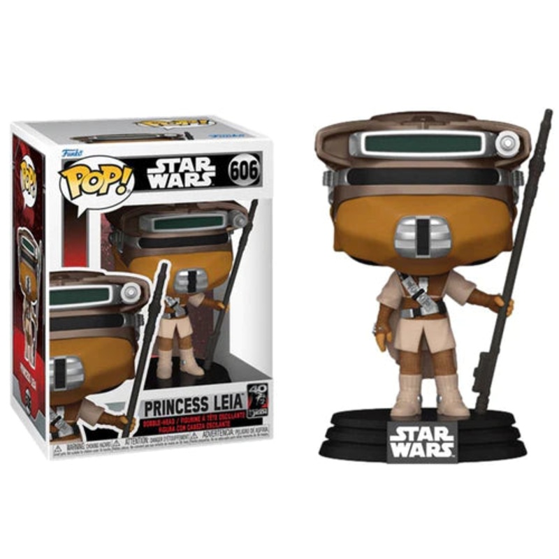 Funko Pop Movies Star Wars Return of the Jedi 40th Anniversary Princess Leia Boussh New