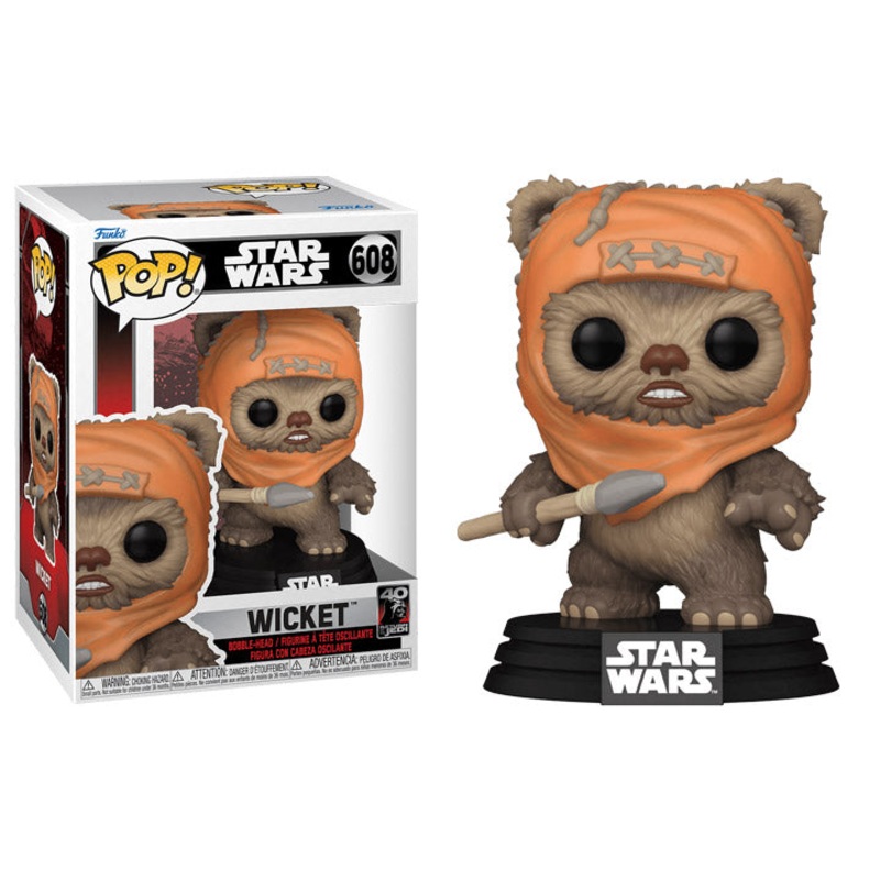 Funko Pop Movies Star Wars Return of the Jedi 40th Anniversary Wicket New