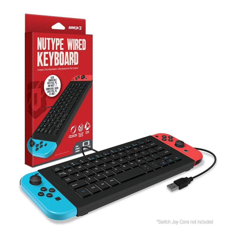 Armor3 NuType Wired Keyboard for Switch
