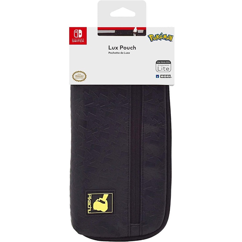 HORI NSW Lux Pouch Pikachu Edition Black for NSW & NSW Lite (NSW-225U)