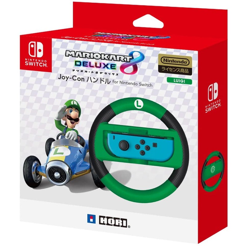 HORI NSW Mario Kart 8 Deluxe Joy-con Handle - Luigi (NSW-055)