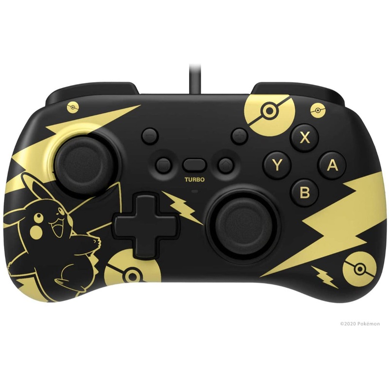 HORI NSW Pad Mini Wired Pikachu Black + Gold Edition (NSW-289U)