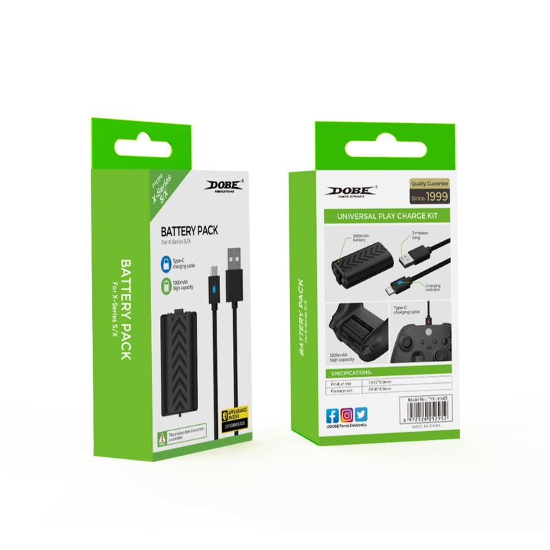 DOBE XBOX S/X Series Battery Pack with Cable (TYX-0634B)