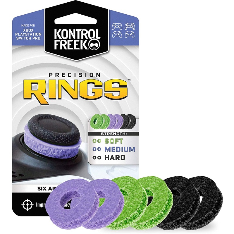 KontrolFreek Precision Rings Mixed Pack (Green, Black, Purple)