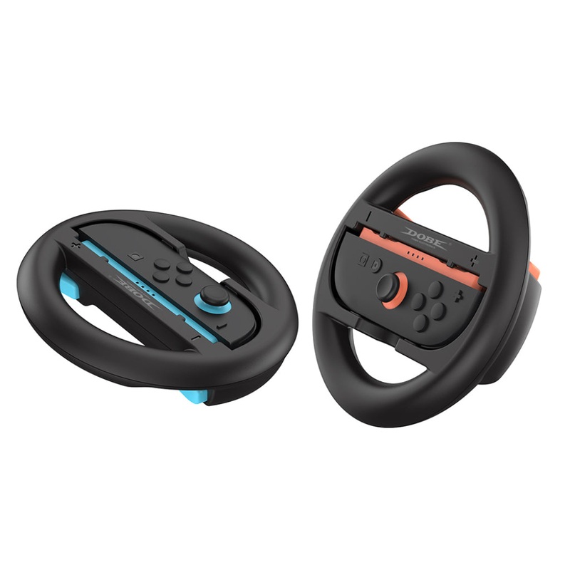 Dobe NS2 Controller Steering Wheel (2pcs) (TNS-3196 Black)