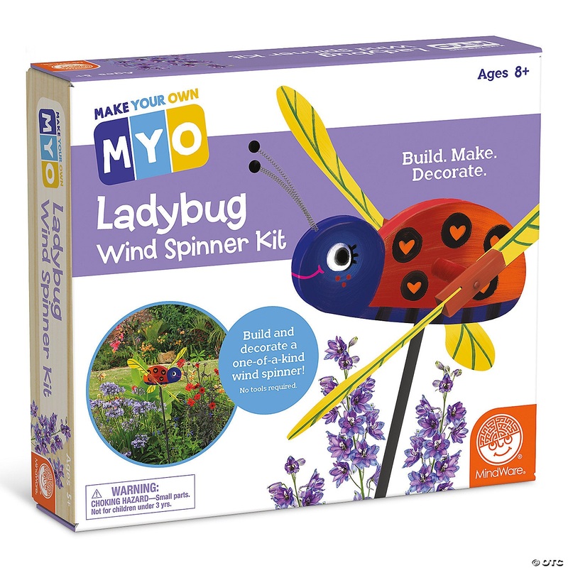 Make Your Own Wind Spinner Kit: Ladybug
