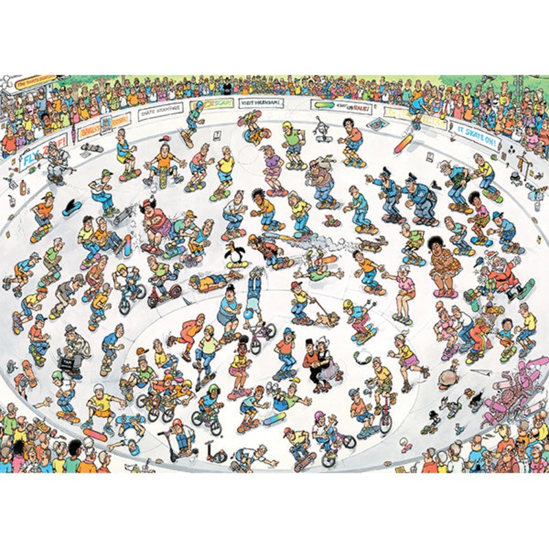 Riding the Skate Bowl (2000pc)