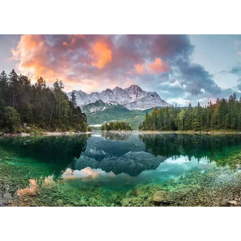 Zugspitze at the Eibsee