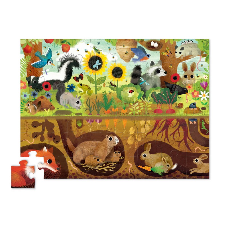 Above + Below Puzzle: Backyard Discovery (48-Piece)