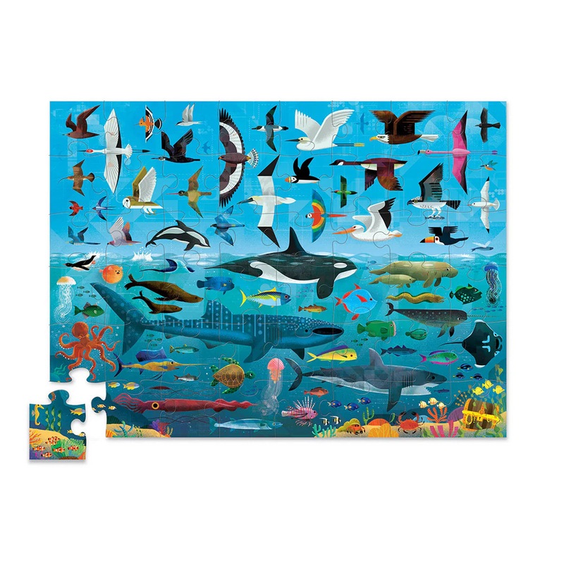 Above + Below Puzzle: Sea and Sky (48-Piece)