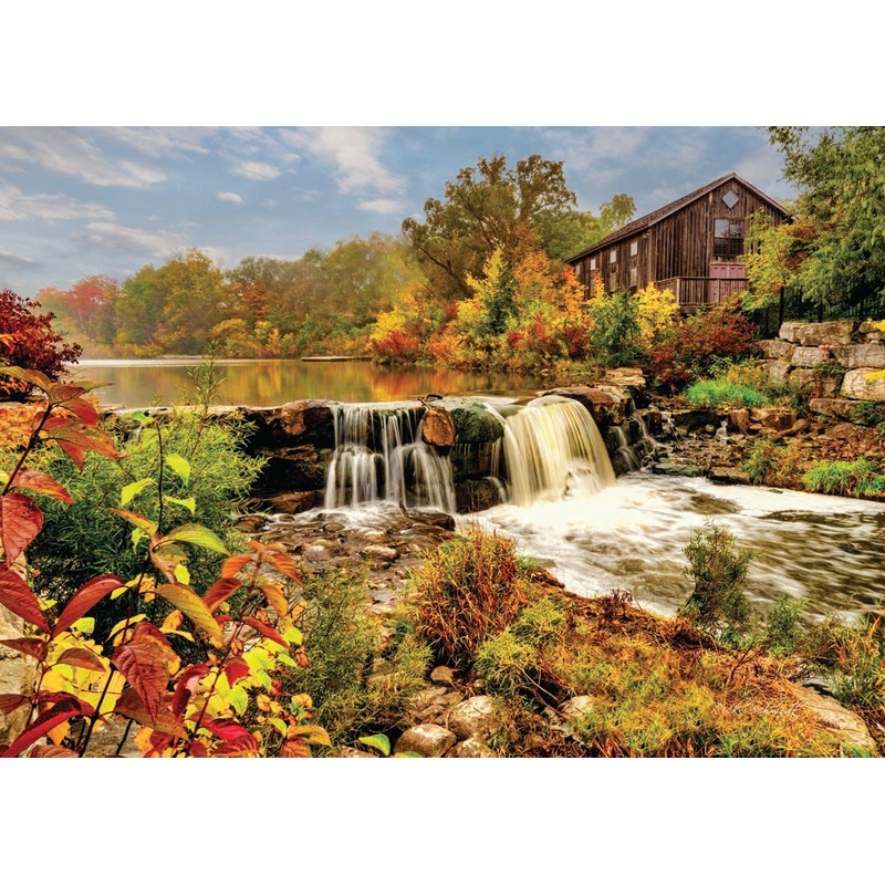 Abraham Erb's Grist Mill, Waterloo by Rick Schmidt (1000 piece)