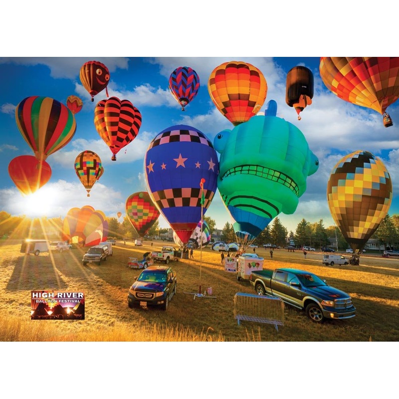 'Balloon Festival' High River, Alberta by Rick Schmidt (1000 piece)