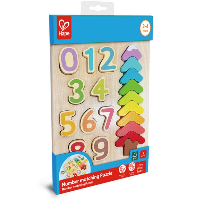 Colours & Numbers Puzzle (Hape)