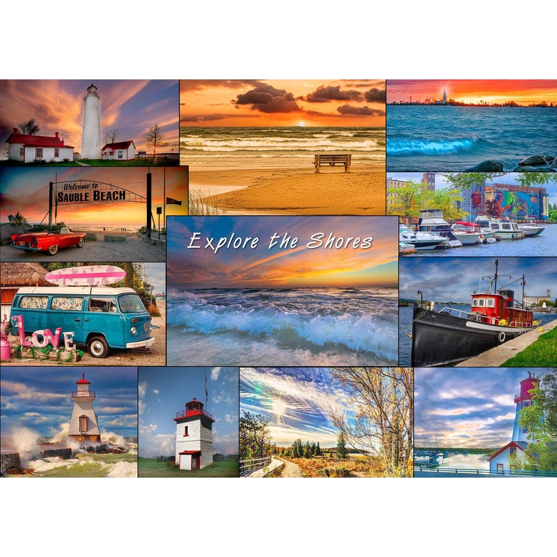 'Explore the Shores' Lake Huron & Georgian Bay by Rick Schmidt (1000 piece)