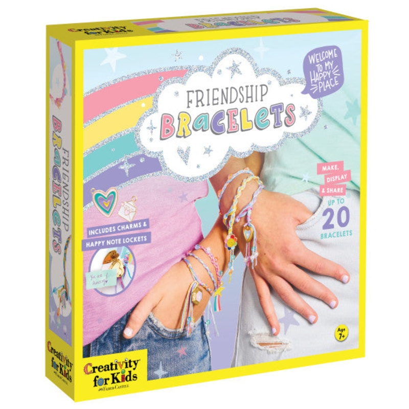 Friendship Bracelets (with Charms and Happy Note Lockets)