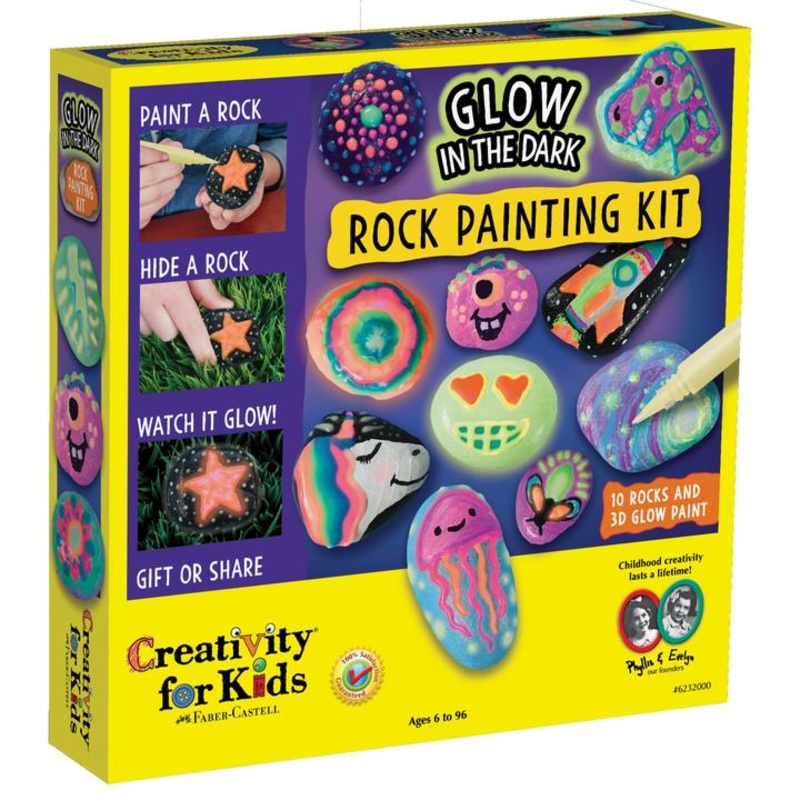 Glow in the Dark Rock Painting