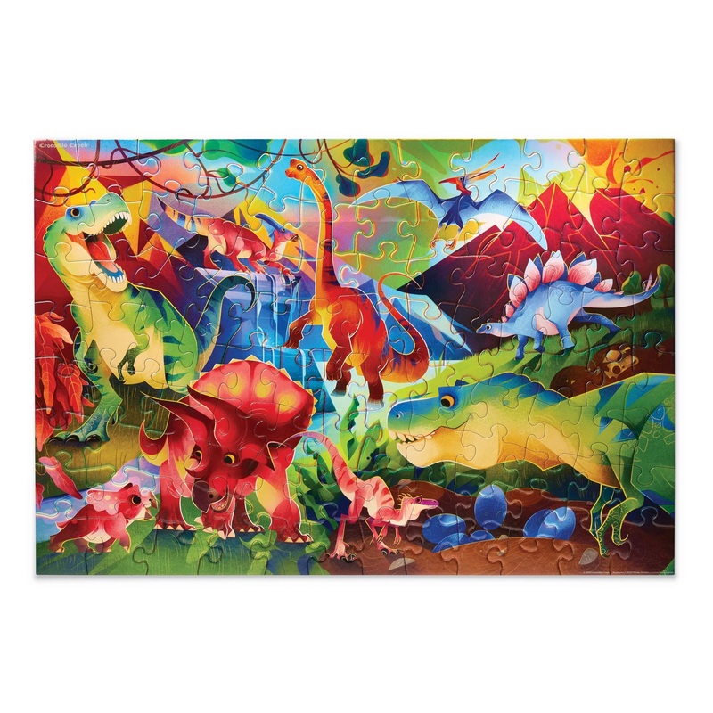 Holographic Puzzle: Dinosaur World (100-Piece)