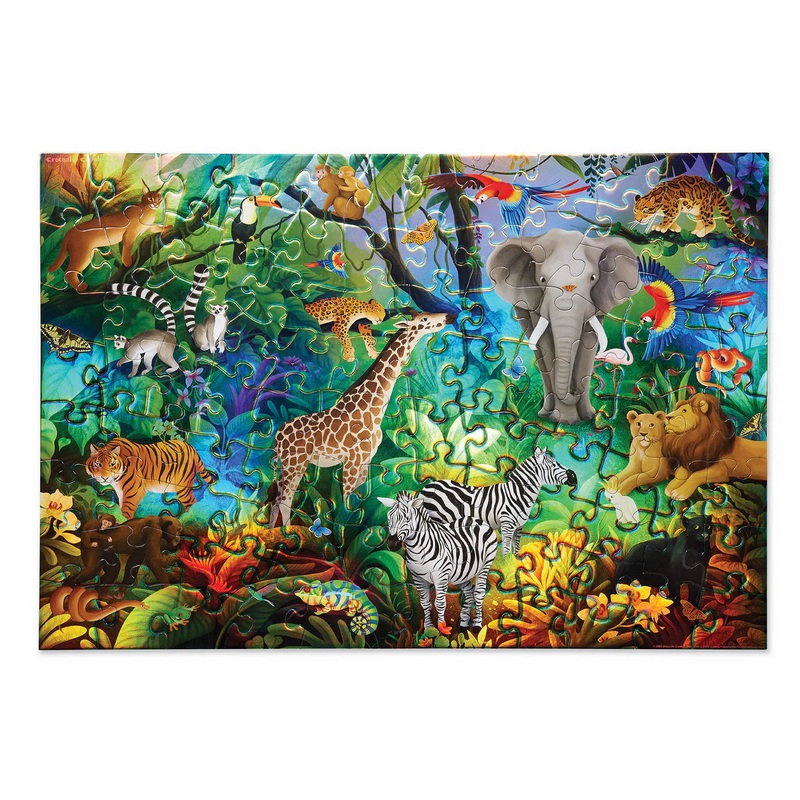 Holographic Puzzle: Jungle Paradise (100-Piece)